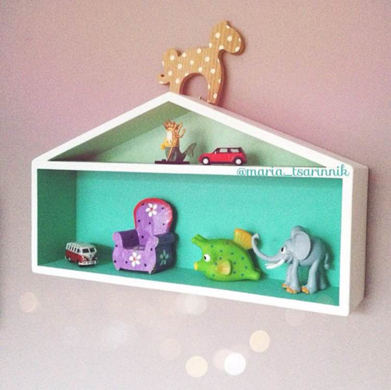 1 House Shaped Shelf Wooden House Shelf Kids Shelf. House Etsy