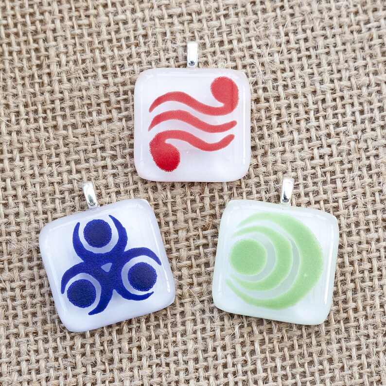 Legend Of Zelda Golden Goddesses Inspired Handmade Fused Glass - Legend Of Zelda 2nd Pendant Legend Of Zelda Golden Goddesses Inspired Handmade Fused Glass - Legend Of Zelda 2nd Pendant