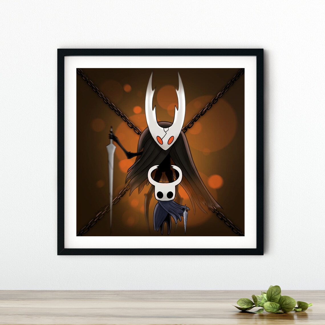 Hollow Knight Art Illustration Prints Silksong Game Gaming Print Hollow ...