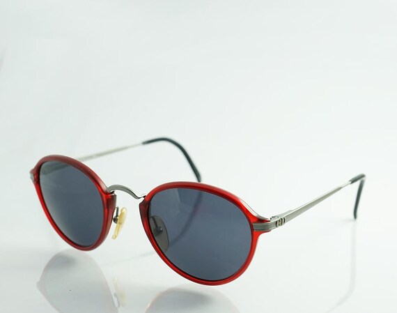 Red Vintage Christian Dior Sunglasses Excellent Christian Dior 2056 30 Vintage Sunglasses Red Gold  main image 3
