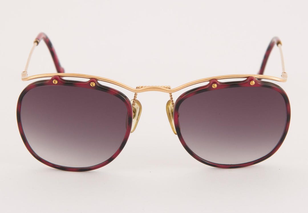 Christian Lacroix Vintage Sunglasses: 1980s Red & Black  display picture 2