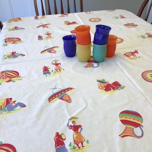 southwest motif tablecloth