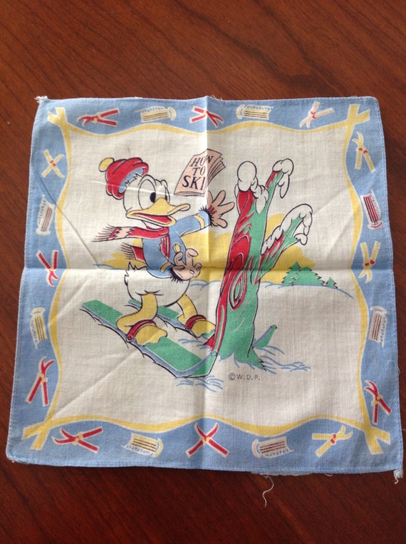 Donald Duck child's hanky