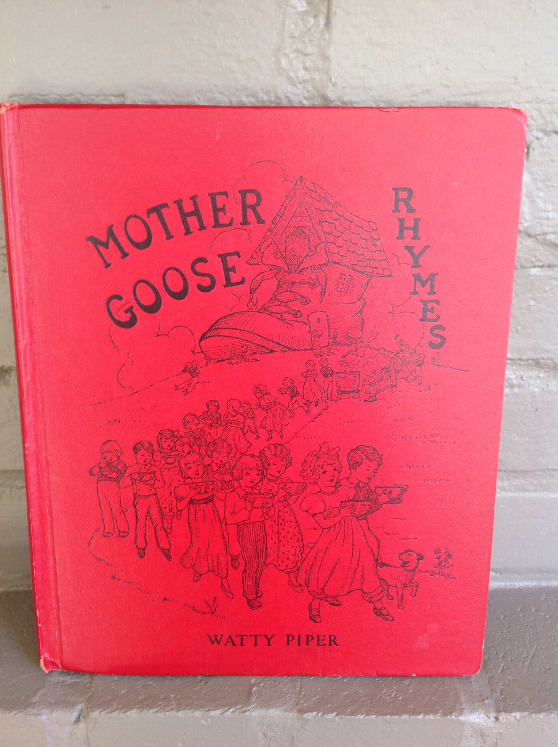 Watt piper mother goose rhymes book | Etsy