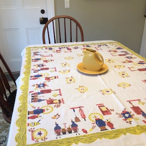 country farm tablecloth