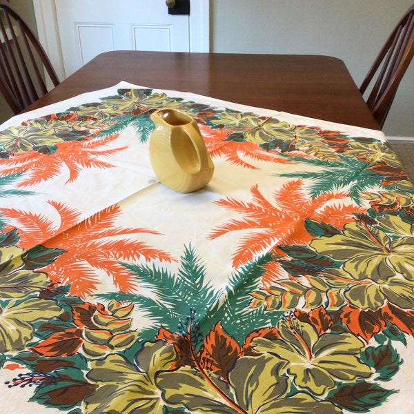 Tropical simtex tablecloth
