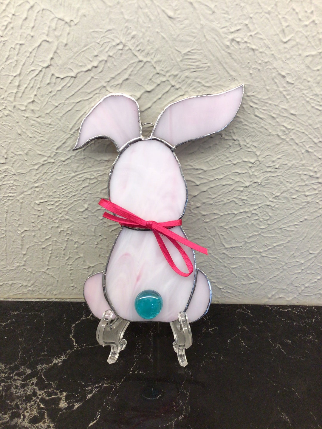 Stained Glass Bunny Suncatcher Etsy