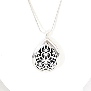 Diffuser Necklace, Teardrop Diffuser Necklace, Teardrop Pendant, Scent Diffuser, Scent Pendant, Scented Necklace, Diffuser Pendant Jewelry