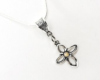 Mustard Seed Cross, Mustard Seed Necklace, Mustard Seed Faith, Cross Necklace, Cross Charm, Cross Pendant, Christian Gift For Her