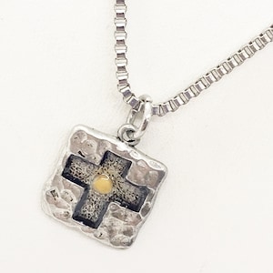 Mustard Seed Gift, Mustard Seed Necklace, Man Necklace, Gift For Him, Mustard Seed Cross, Christian Gift, Matthew 17 20 Gift, Faith Gift