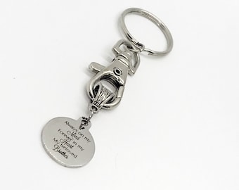 Brother Keychain, Always On My Mind, Forever In My Heart, My Beloved Brother, Brother Memorial, Remembering My Brother, Loss Of Brother Gift