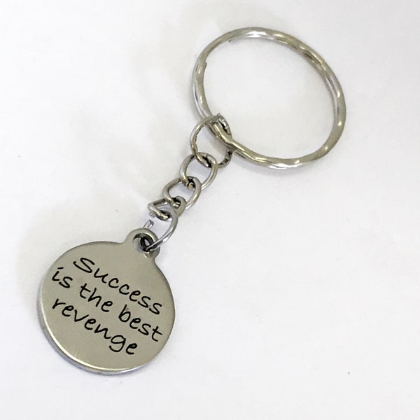 Success Gift, Success Keychain, Success Is The Best Revenge, Direct Sales Team Gift, Motivational Gift, Inspiring Success Quote