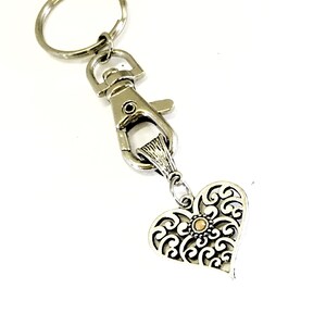 Keychain Gift, Mustard Seed Keychain, Christian Keychain, Mustard Seed Gift, Scripture Keychain, Matthew 17 20 Keychain, Faith Gift