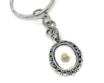 Mustard Seed Keychain, Mustard Seed Gift, Mustard Seed Charm, Keychain Gift, Faith Keychain, Matthew 17 20 Keychain