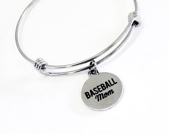 Baseball Mom Jewelry, Baseball Mom Bracelet, Baseball Mom Gifts, Jewelry Gift For Mom, Mother's Day Jewelry Gift For Her, Proud Baseball Mom