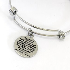 Christelijke huwelijksgeschenk, christelijke sieraden, huwelijksjuwelen, christelijk huwelijksgeschenk, huwelijksarmband, nieuwe bruidgeschenk, huwelijksschrift