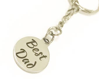 Llavero para el mejor papá, Regalos para papá, Regalo para papá en el calcetín navideño, El mejor regalo para papá, Regalo para papá de parte de los niños, Regalo para papá, Regalo para el padre, Regalo para papá primerizo, Regalo para papá