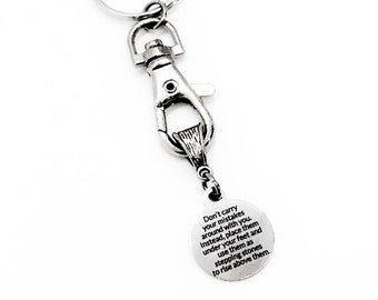 Motivating Quote Stepping Stones Don\u2019t Carry Your Mistakes Encouragement Gift Charm Anklet Moving Forward Encouraging Gift Anklet