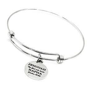 Jehovah Rapha The God Who Heals Charm Bracelet, Exodus 15 26, Scripture Gift, Sickness, Healing, Christian Gift, Faith Jewelry, Bible Verse