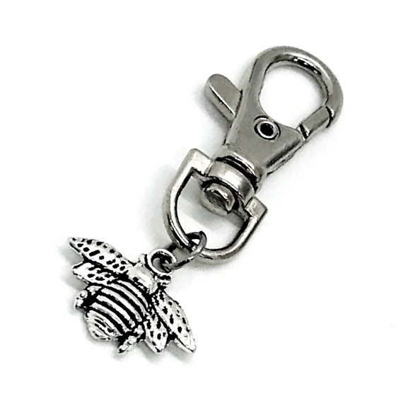 Bag Charm, Bee Bag Clip, Encouraging Gift, Daughter Gift, Back Pack Charm, Purse Charm, Keychain Charm, Dream Big Gift, Motivating Gift