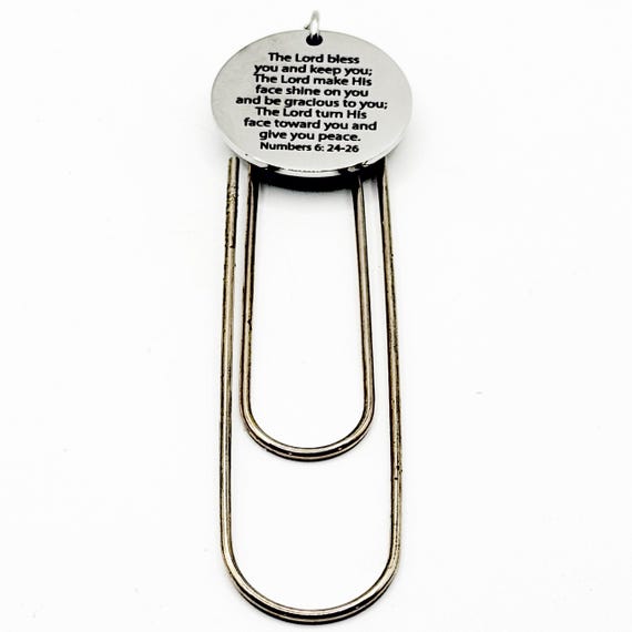 The Lord Bless You Bookmark Charm