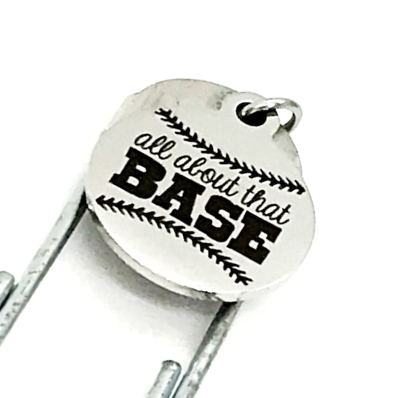 Bookmark Gift, All About That Base Bookmark, Baseball Scorebook Bookmark, Planner Bookmark, Baseball Mom Gift, Baseball Player Gift