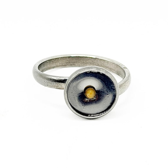 Mustard Seed Stainless Steel Adjustable Ring