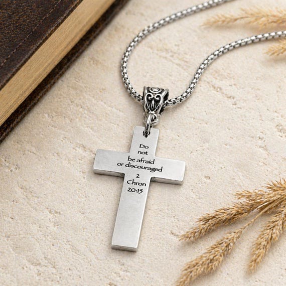 Do Not Be Afraid Cross Necklace