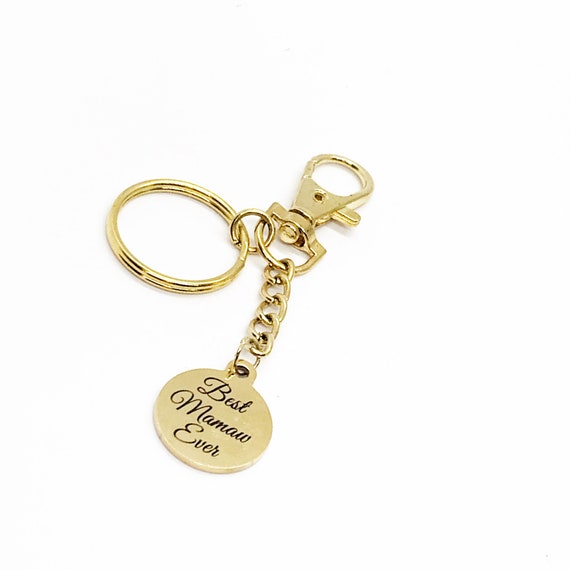 Best Mamaw Ever Keychain, Gift For Mamaw, Grandmother Gift, Grandmother Keychain, Mamaw Keychain, New Mamaw Gift