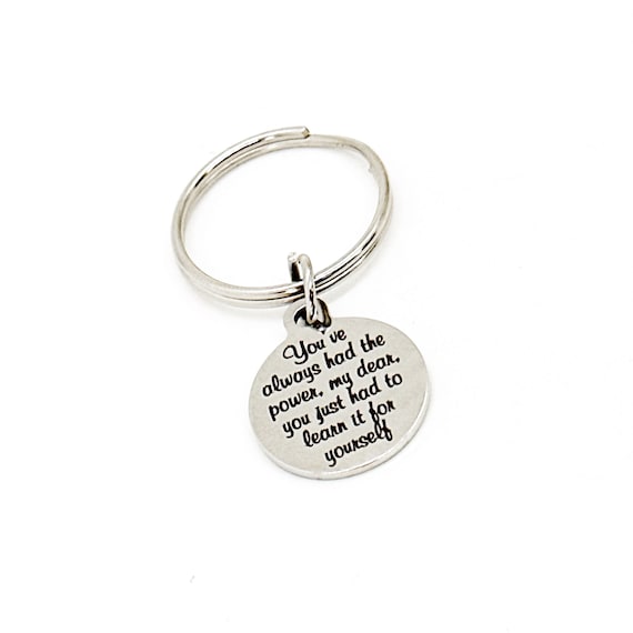 You’ve Always Had The Power Charm Keychain, Wife Gift, Daughter Gift, You Are Strong, Strong Woman Gift, Powerful Woman, Friend Gift For Her