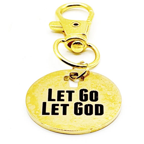 Let Go Let God Gold-Plated Clip Charm