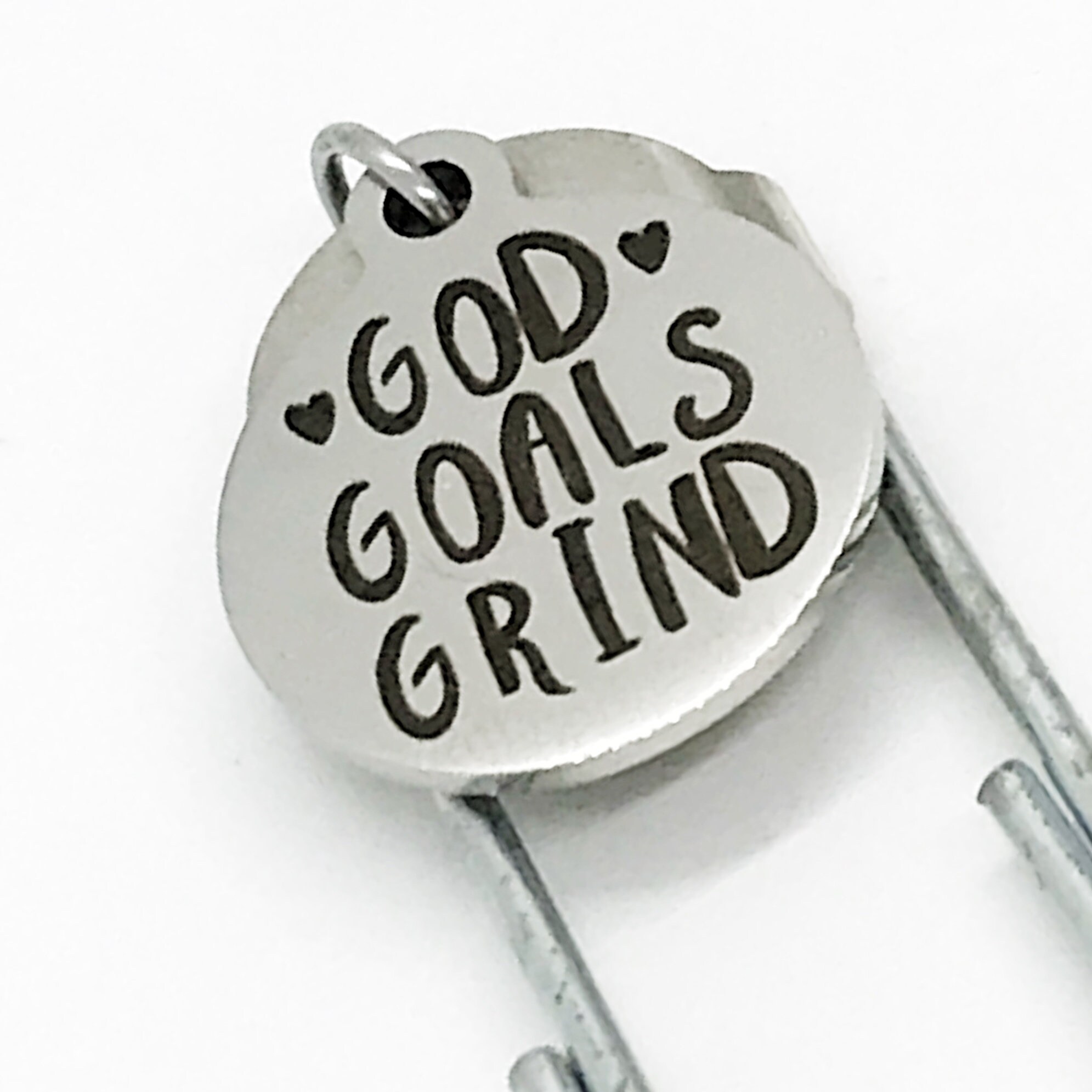 God Goals Grind Bookmark