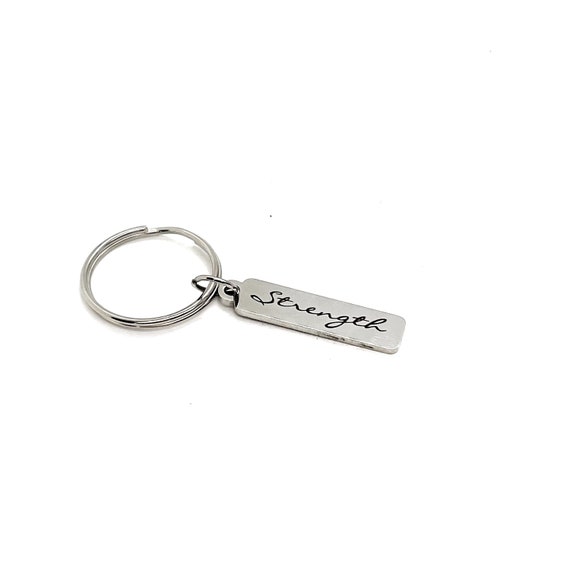 Strong Person Gift, Strength Keychain, Daughter Gift, Son Gift, You Are Strong, Encouragement Gift, Motivational Gift, Keychain Gift For Her