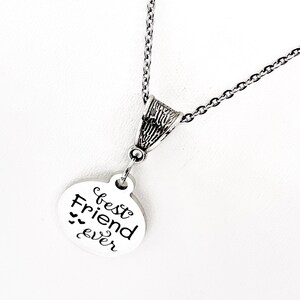Cadeau meilleure amie, Collier meilleure amie de tous les temps, Bijoux d'un ami, Noël d'un ami, Cadeau pour elle, Bijoux meilleure amie, Cadeau pour une amie