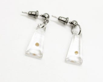 Mustard Seed 1 Inch Resin Earrings,  Mustard Seed Jewelry, Matthew 17 20, Mustard Seed Faith Jewelry, Bible Verse Gift, Scripture, Faith