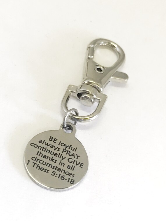 Christian Charm, Christian Gift, Bag Charm, BE PRAY GIVE Charm, Bible Verse Gifts, Scripture Gifts, Planner Charm, Purse Charm, Purse Tag