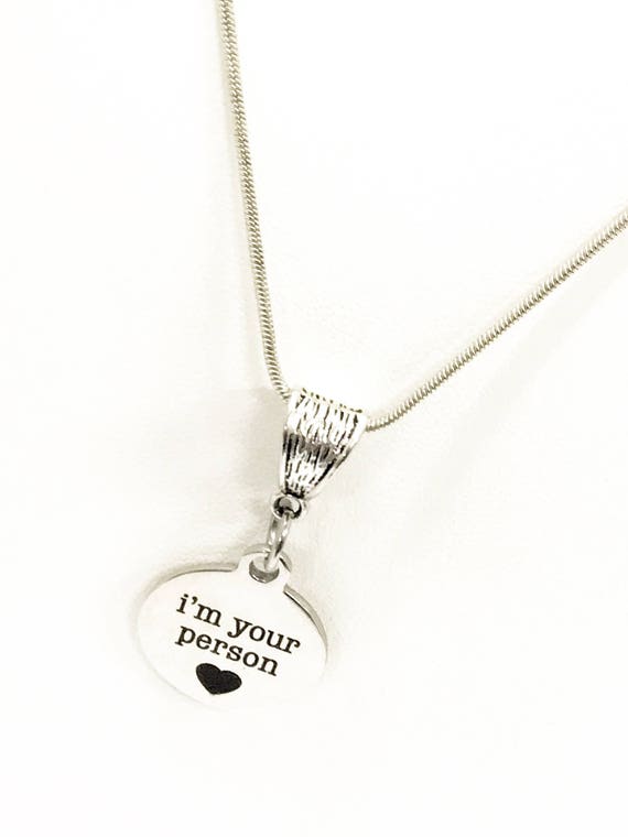 Wife Necklace, I'm Your Person Necklace, I'm Your Person Gifts, Girlfriend Gifts, Wife Gifts, Wife Valentine, Girlfriend Valentine Day Gift