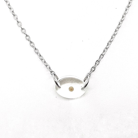 Faith Jewelry, Mustard Seed Necklace, Matthew 17 20 Gift, Christian Jewelry, Mustard Seed Faith, Faith Gifts, Mustard Seed Connector