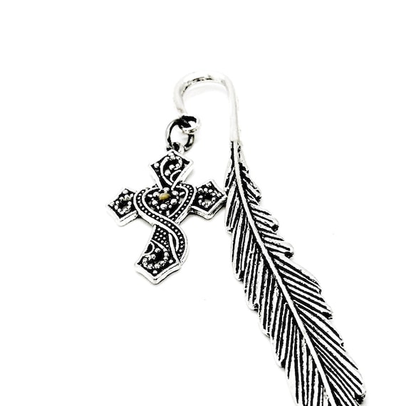 Mustard Seed Cross Charm Bookmark, Bible Gifts, Christian Bookmark, Bible Charm, Planner Charm, Mustard Seed Faith, Bible Bookmark Gift
