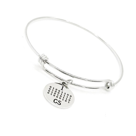 I Love CS Charm Bracelet, Binary Code, Comp SCI Major, Gift For Her, Daughter, Girlfriend, Fun Gifts, Computer Programming, Programmer