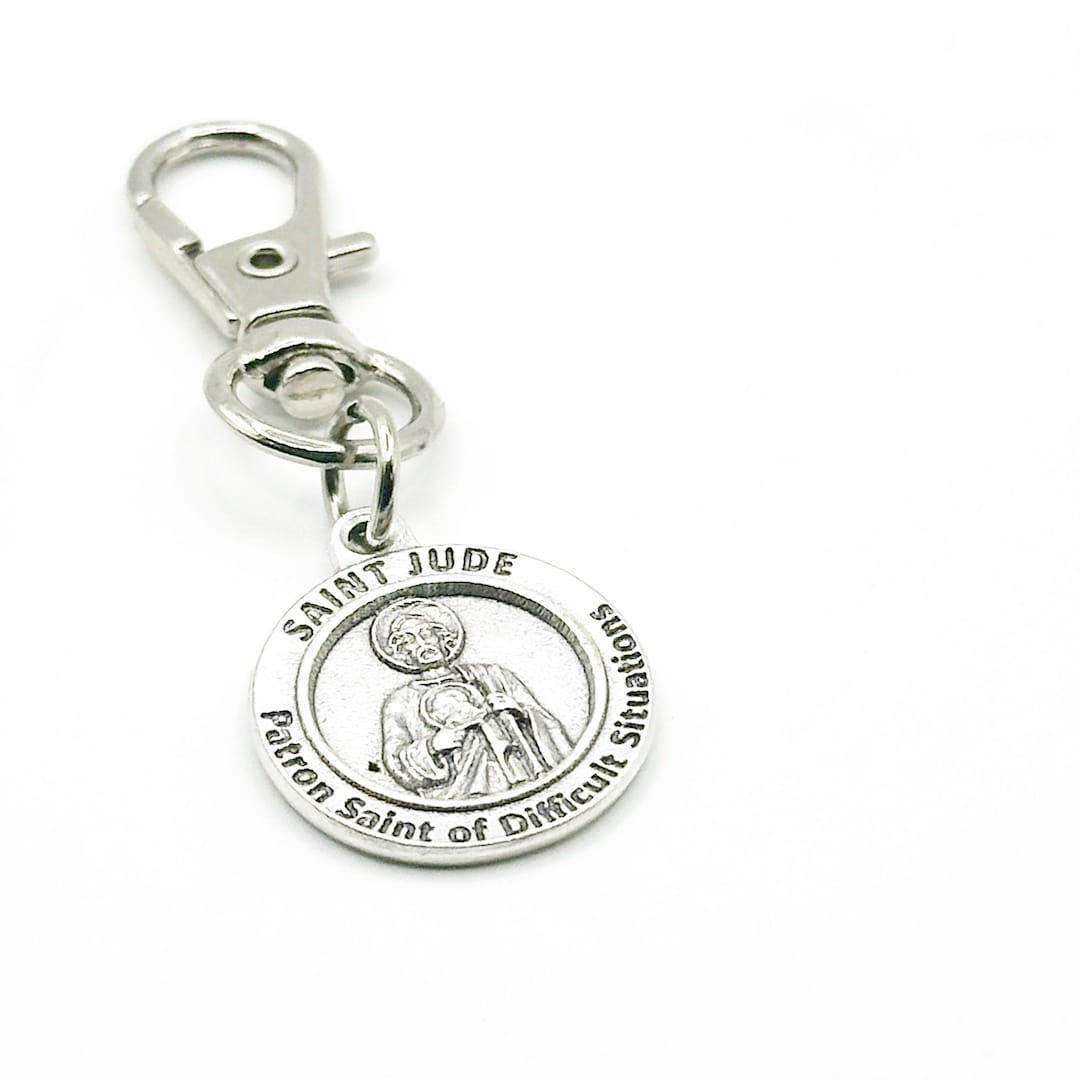 Saint Jude Patron Saint of Difficult Situations Clip on Charm Faith ...