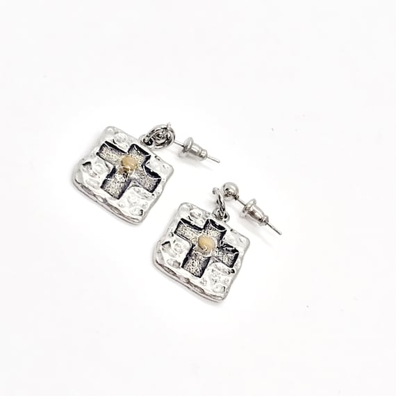 Mustard Seed Cross Earrings,  Mustard Seed Faith Jewelry, Matthew 17 20, Mustard Seed Jewelry, Bible Verse Gift, Scripture Gifts, Faith Gift