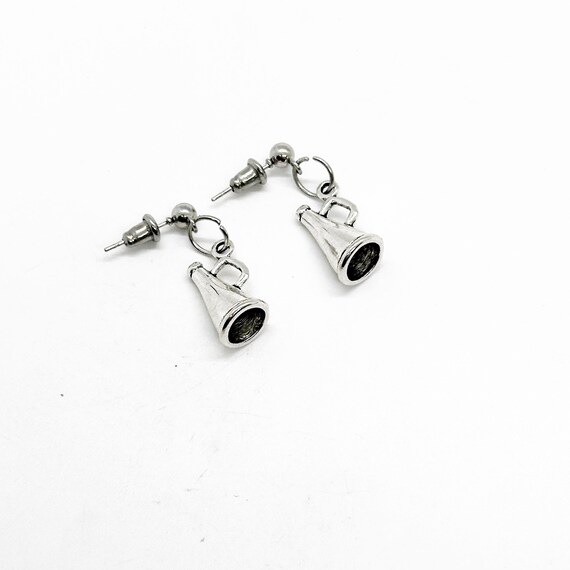 Megaphone Earrings, Cheer Jewelry Gifts, Cheerleader, Cheer Squad, Cheer Mom, Cheer Captain, Daughter Gift, Team Gifts, Gift For Her