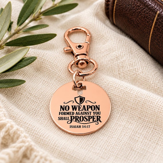 My Help Comes From The Lord Rose Goldtone Charm