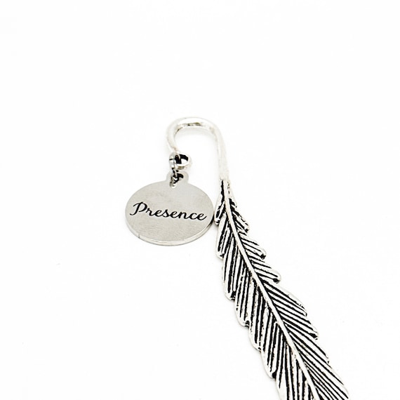 Presence Charm Feather Bookmark, God Is Present, Shepherds Hook, Affirming Words, Presence Mindset, Being Present, Living In The Moment