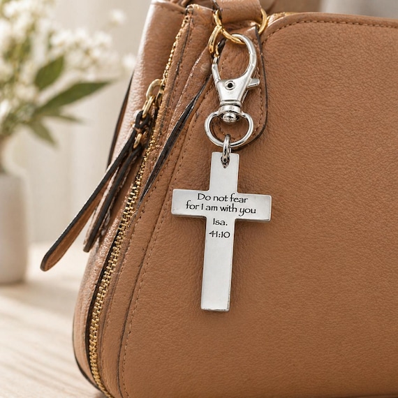 Do Not Fear Cross Clip On Charm