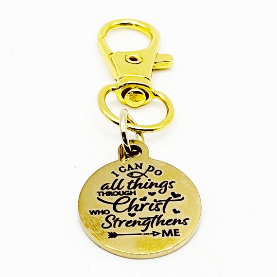 I Can Do All Things Through Christ Clip-On Charm