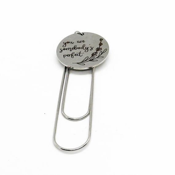 You Are Somebody’s Perfect Charm Bookmark, Gift For Her, Gift For Him, Son, Daughter, Breakup Gift, Divorce, Friend Gift, Encouragement