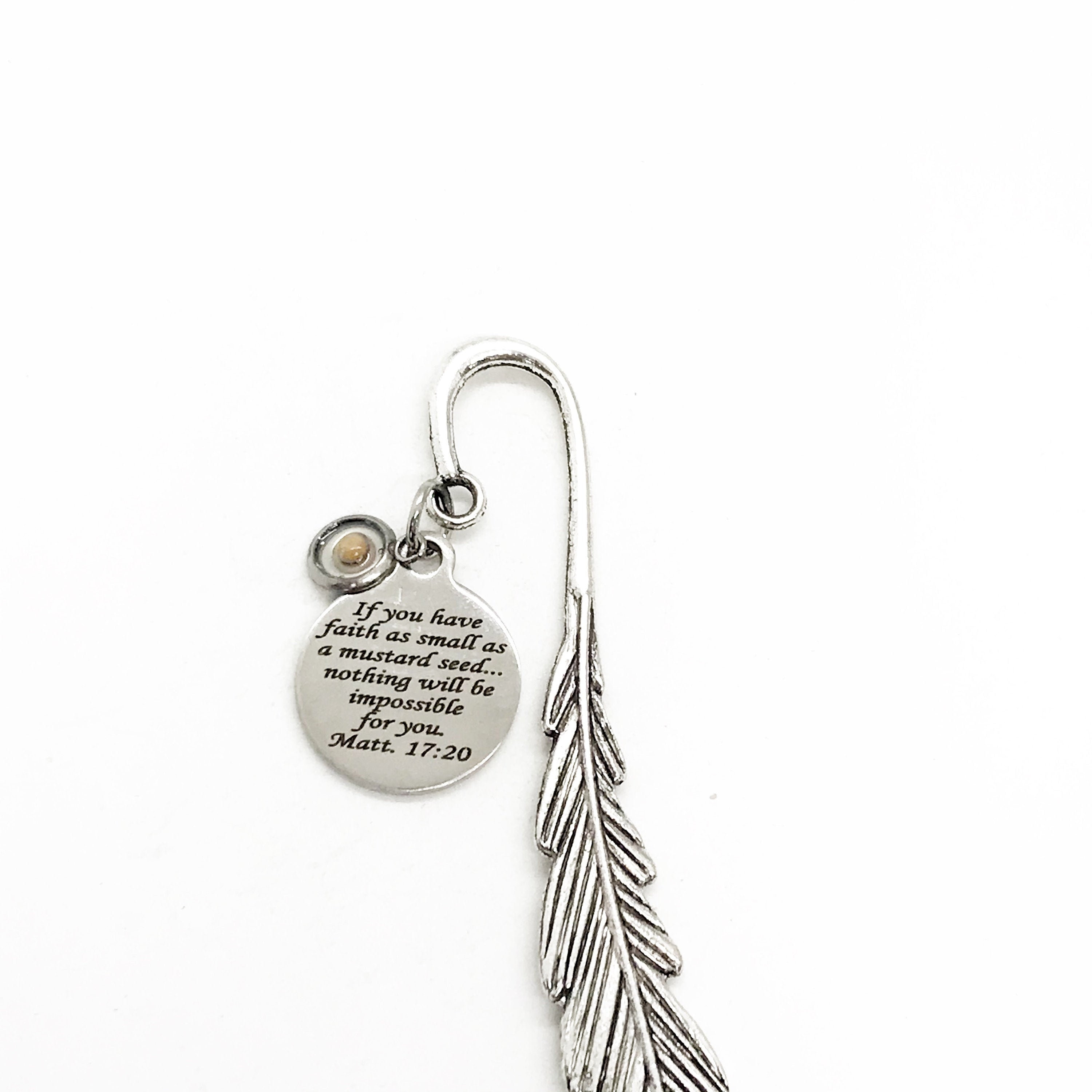 Christian Gifts Mustard Seed Bookmark Gifts Mustard Seed Etsy