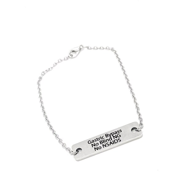 Bariatric medical alert bracelet deals